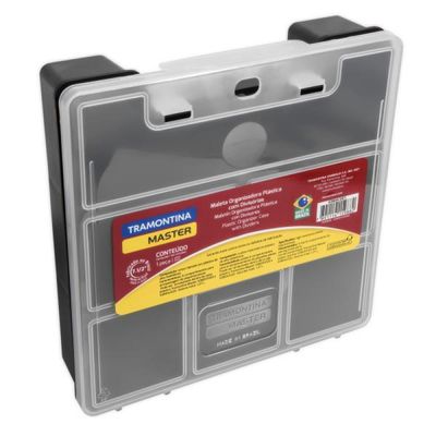 Organizador Plastico 7.1/2" Tramontina com Tampa Transparente e Divisorias