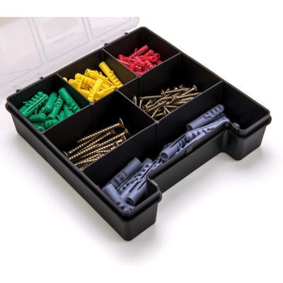 Organizador Plastico 7.1/2" Tramontina com Tampa Transparente e Divisorias