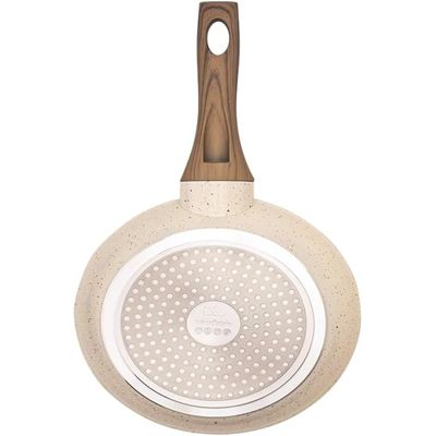 Frigideira Cerâmica Antiaderente 20cm Mimo Style Linha Marmol Cook Para Fogão Indução Panela De Aluminio Para Ovo Omeleteira