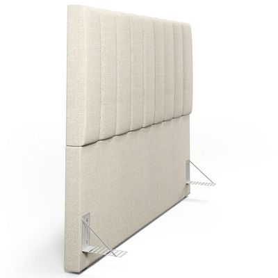 Cabeceira Cama Box Casal Queen 160 cm Dália W01 Linho Champagne - Lyam Decor