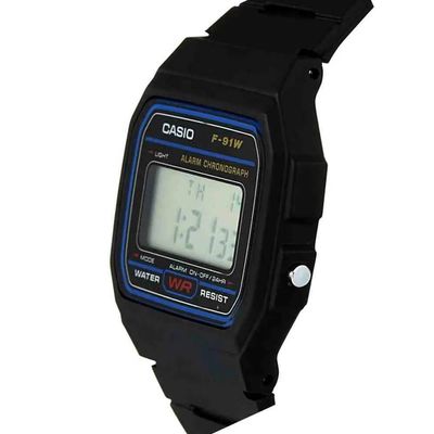 Relógio Casio Masculino Ref:F-91w-1dg Vintage Digital