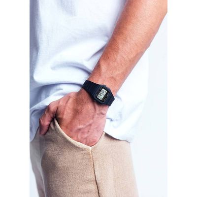 Relógio Casio Masculino Ref:F-91w-1dg Vintage Digital