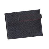 CARTEIRA MASCULINA COURO FASOLO ELÁSTICO K338 PRETA Cor:Preto;Tamanho:Único;Gênero:Homem