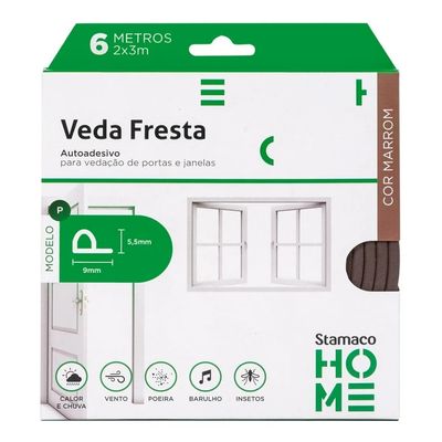VEDA FRESTAS MARROM MODELO - P