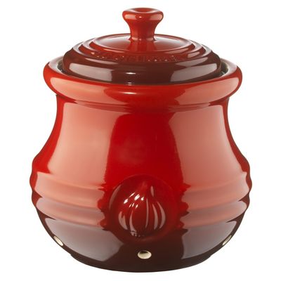 POTE DE ALHO LE CREUSET VERMELHO