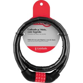 Cadeado para Moto 100 cm com Segredo Nove54