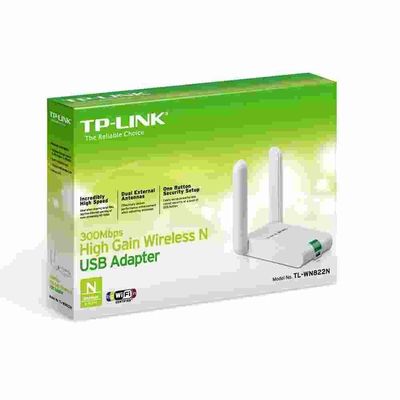 Adaptador De Rede Tp-Link Usb Wireless 300Mbps Tl-Wn822N