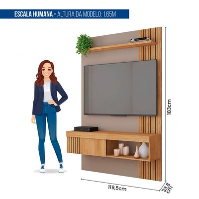 Painel para Tv até 45 Polegadas Jade 1.2 Caemmun Buriti