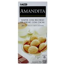 Wafer Recheado Amandita Lacta 200g