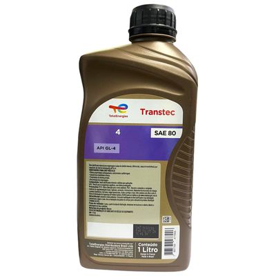 Óleo para Transmissão Manual TRANSTEC 4 SAE 80W GL4 - 1L