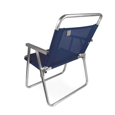 Cadeira Oversize Alumínio Azul
