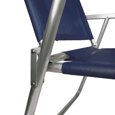 Cadeira Oversize Alumínio Azul