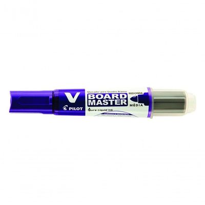 Marcador Para Quadro Branco V-board Master Pilot Recarregável Violeta
