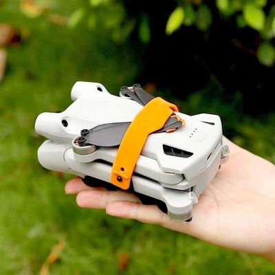 Protetor e Trava de Hélices para Drone DJI Mini 3 e Mini 3 Pro Cor Laranja