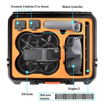 Maleta Case Rígida Para Drone Dji Avata E Acessórios