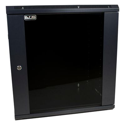 Rack Mini 19" EVUS EV-DW6412 12U X 600 X 450MM de Parede Preto