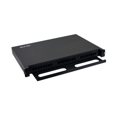 Caixa Dio 19" EVUS  24FO para RACK PRET EV-DIO24
