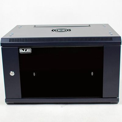 Rack Mini 19" EVUS EV-DW6406 6U X 600 X 450MM de Parede Preto