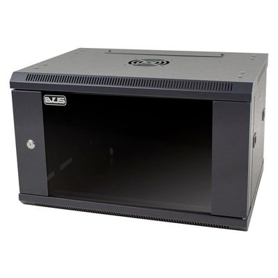 Rack Mini 19" EVUS EV-DW6406 6U X 600 X 450MM de Parede Preto