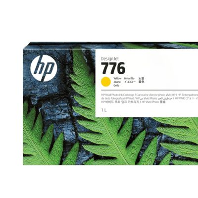 Cartucho de Tinta HP 776 Amarelo 1L PLUK 1XB08A