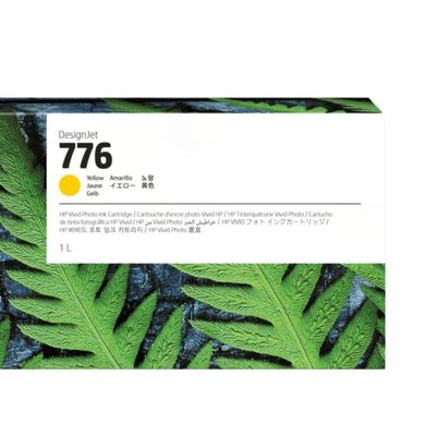 Cartucho de Tinta HP 776 Amarelo 1L PLUK 1XB08A