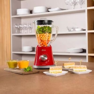 Liquidificador Oster Super Chef RR8 Vermelho com Copo de Vidro 750W e 8 Velocidades Vermelho