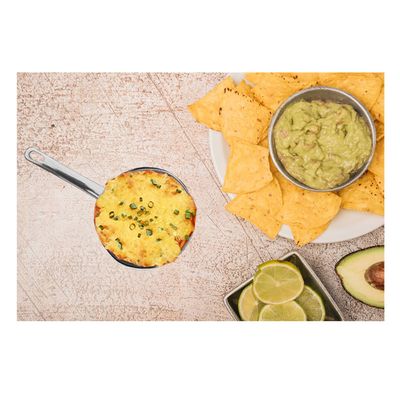 Panelinha Couvert Preto Mini Panela Finger Food Buffet 120ml