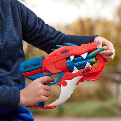 Lançador De Dardos Nerf Raptor Slash Dinosquad Hasbro F2476