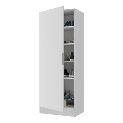 Sapateira 1 Porta Jade Branca