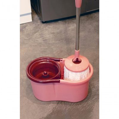 Mop Pocket Esfregão Lavanderia Limpeza Prática 360° Mor Cor:rosa Rosa