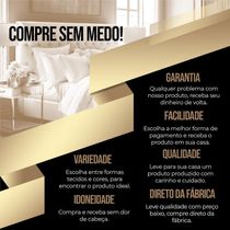 Puff Thor Luxo Madeira Maciça Redondo Suede Cinza