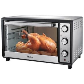 Forno Elétrico Philco PFE60I de 60 Litros com Timer de 120 Minutos – Prata prata / 220