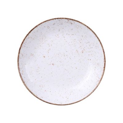 Prato Fundo Tramontina Rustico Marrom MaxForce em Porcelana 25 cm