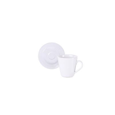 Conjunto Xícara e Pires de Café Tramontina Nexus em Porcelana, 70 ml 2 Peças