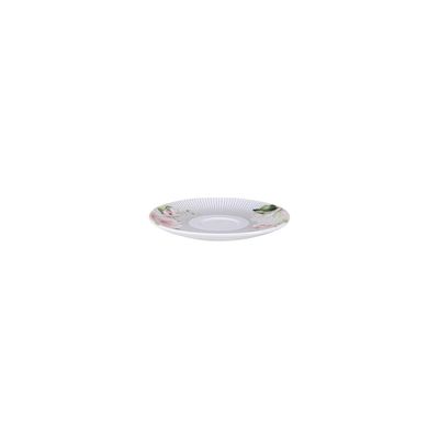 Conjunto Xícara e Pires de Café Tramontina Ornatta em Porcelana Decorada 100 ml 2 Peças