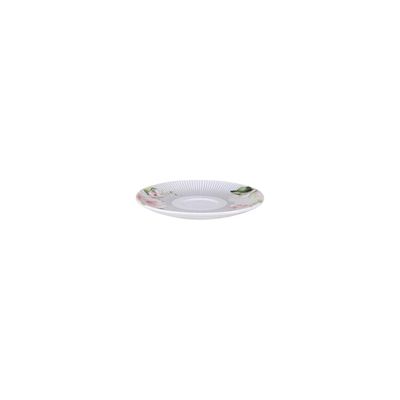 Conjunto Xícara e Pires de Café Tramontina Ornatta em Porcelana Decorada 100 ml 2 Peças