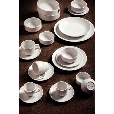 Conjunto Xícara e Pires de Chá Tramontina Paola em Porcelana 240 ml 2 Peças