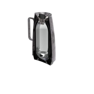 Bule Térmico Tramontina Exata em Plástico Marmorizado Cinza 500 ml