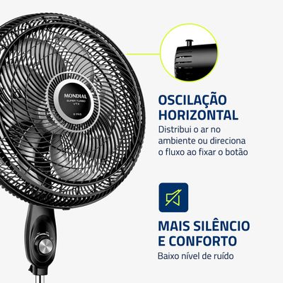 Ventilador Coluna Mondial - Turbo 8 Pás - VTX-50C-8P 110V