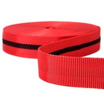 Fita Tubular Sideup 35mm Vermelho Com Preto