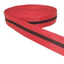 Fita Tubular Sideup 35mm Vermelho Com Preto