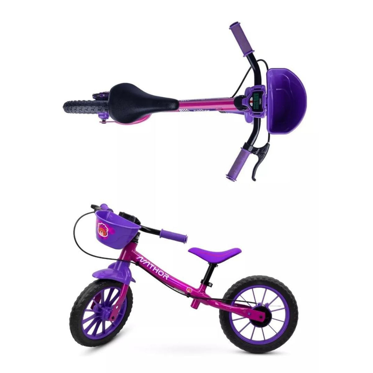 Bicicleta Balance Bike Feminina 3 Nathor 160018