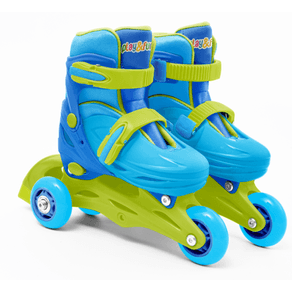 Kit-Patins-Roller-28-31-Azul-Play-Fun