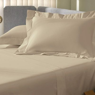 Jogo Cama King Altenburg 300 Fios Sublime Ponto Ajour Marrom