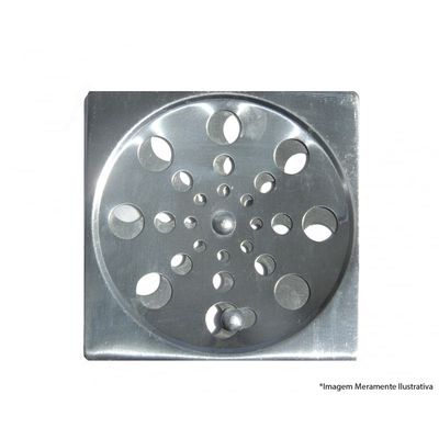 Grelha Aco Inox Overtime C/Fecho Quad 10Cm