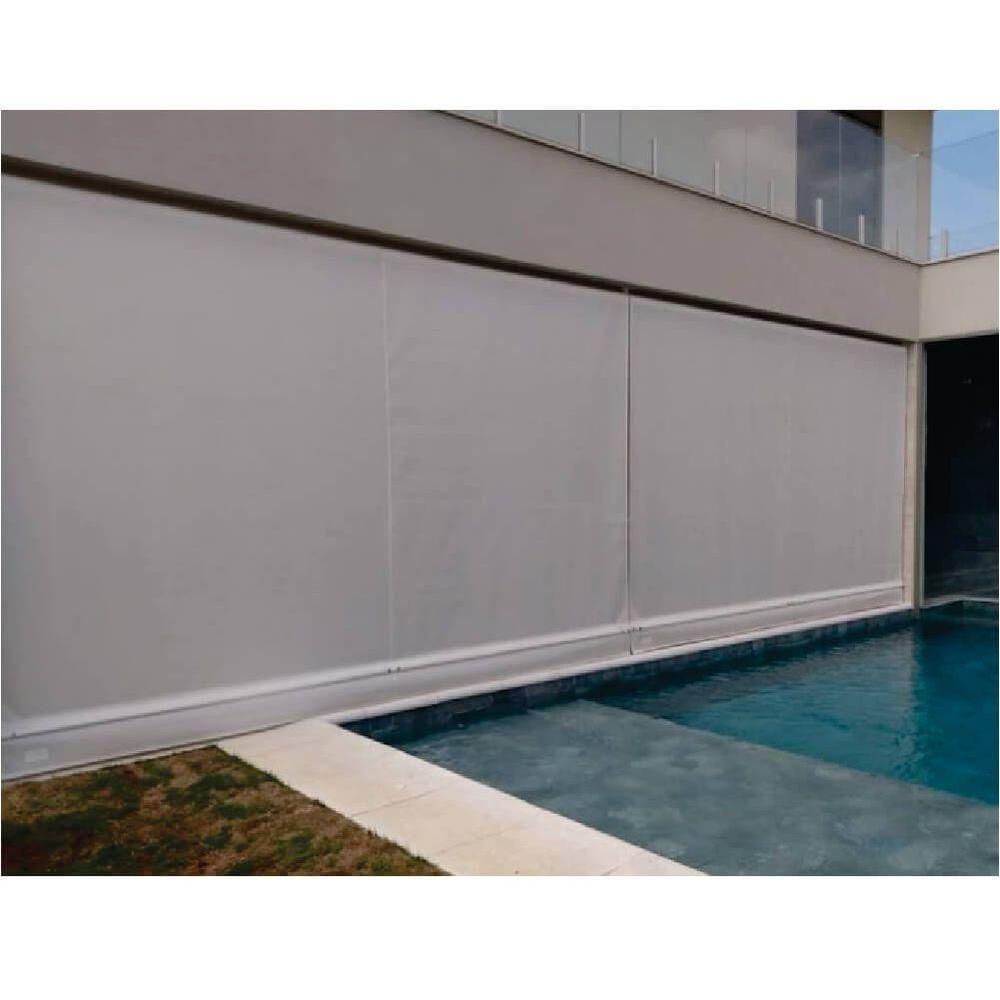 Toldo Cortina Cinza - 2,50m X 2,00m - Kit Completo