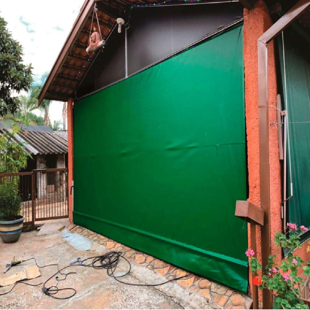 Toldo Cortina Verde - 2,70m X 1,60m - Kit Completo
