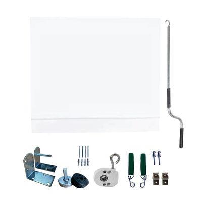 Toldo Cortina Branco - 1,70m X 2,20m - Kit Completo