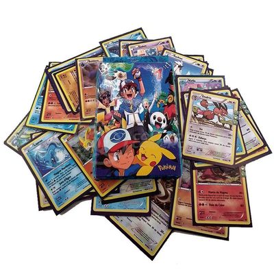 Cartas Batalha Jogo Combate Rank Pokemon Go Moedas Cartas Infantil 50 Cards