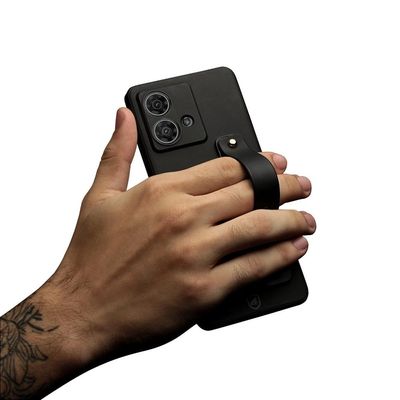 Kit Capa Silicon Veloz para Samsung Galaxy A25 5g + Ring Socket + Cordão - Preto - Gshield